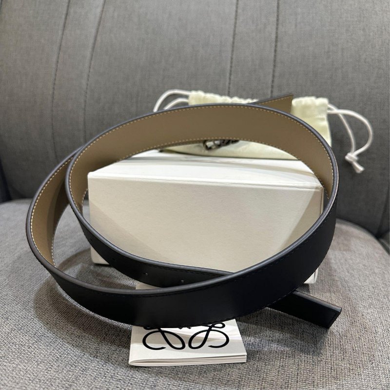 💎Han's house精品服飾💎 LOEWE 雙面用 寬 3.5cm 皮帶-2