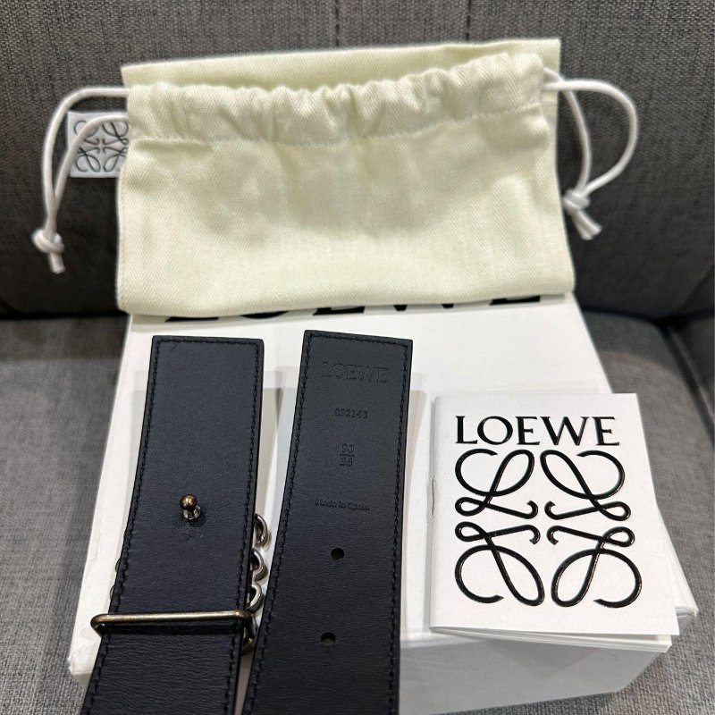 💎Han's house精品服飾💎 LOEWE 雙面用 寬 3.5cm 皮帶-4