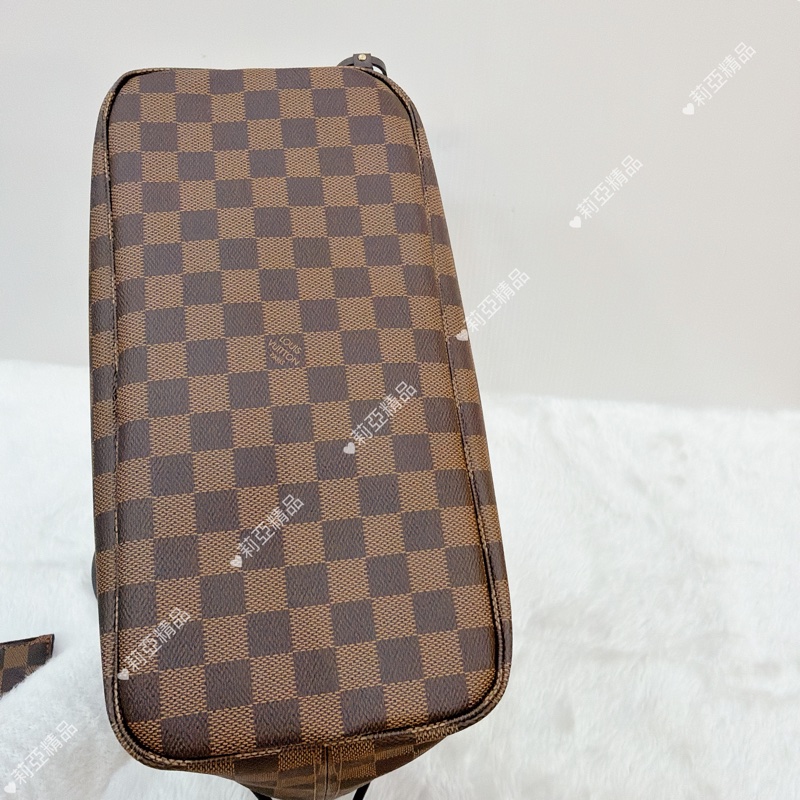 莉亞精品♡ LV Neverfull 棋盤格 中號 全新未使用-6