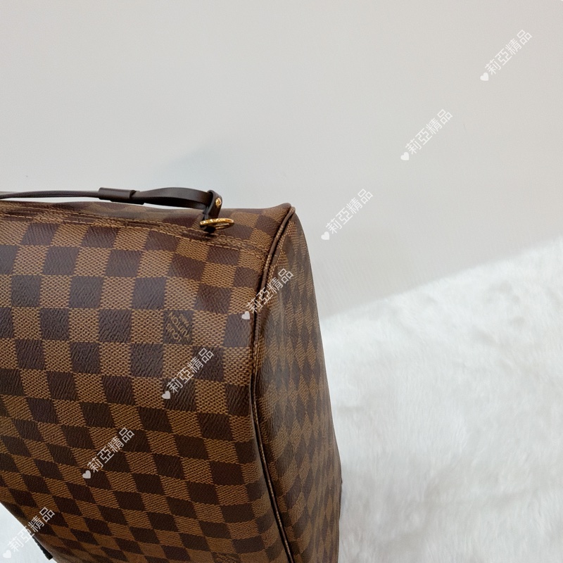 莉亞精品♡ LV Neverfull 棋盤格 中號 全新未使用-9