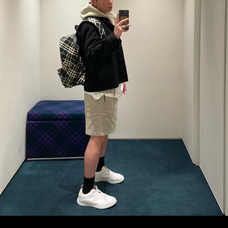 💎Han's house精品服飾💎BURBERRY 格紋 戰馬 後背包 30×14×42-2