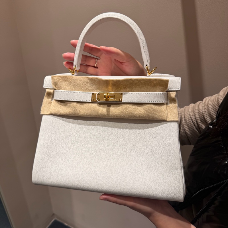 Hermes Kelly 28 金扣 01 內縫 evercolor皮-4