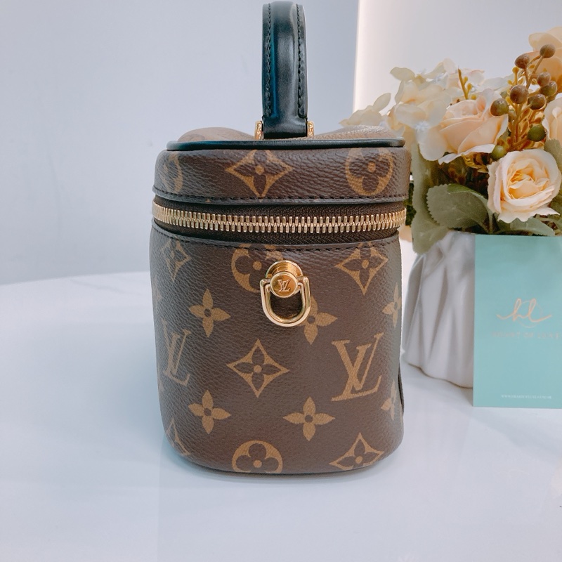 MS0422 LOUIS VUITTON VANITY 路易威登小號經典花紋化妝包包PM CANVAS REVERSE MONOGRAM-2