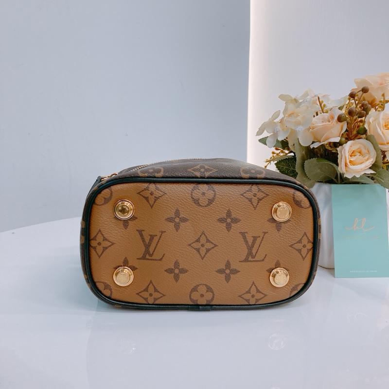 MS0422 LOUIS VUITTON VANITY 路易威登小號經典花紋化妝包包PM CANVAS REVERSE MONOGRAM-5