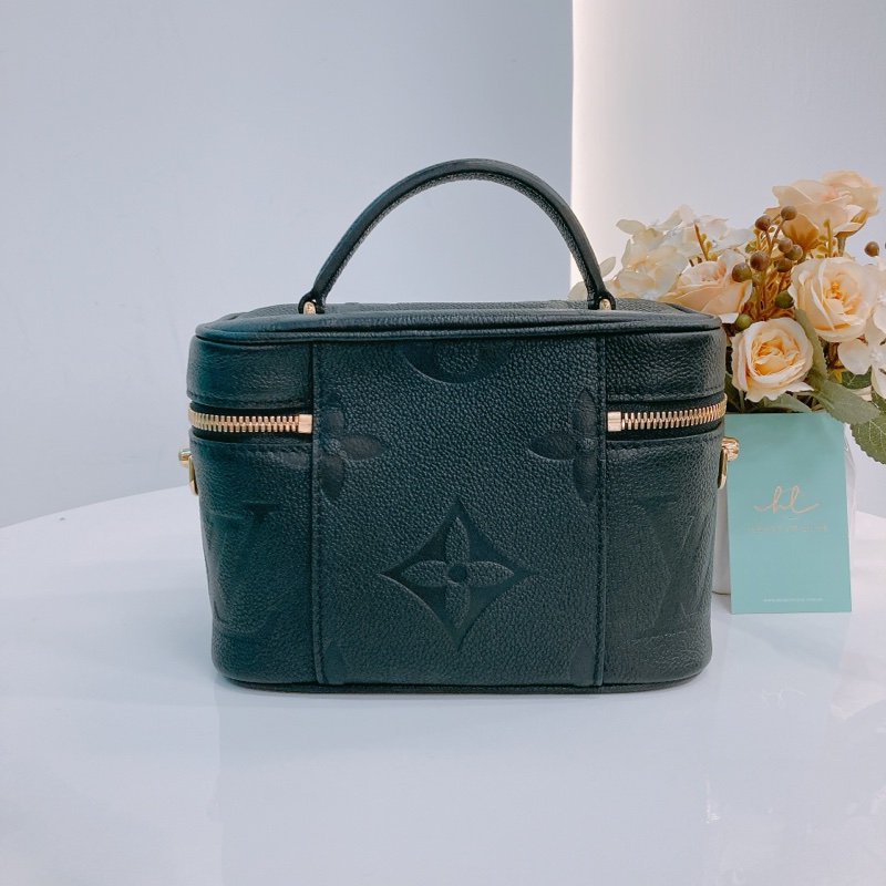 MS0423 LOUIS VUITTON 路易威登小號經典暗花紋化妝包包VANITY PM MONOGRAM EMPREINTE-1