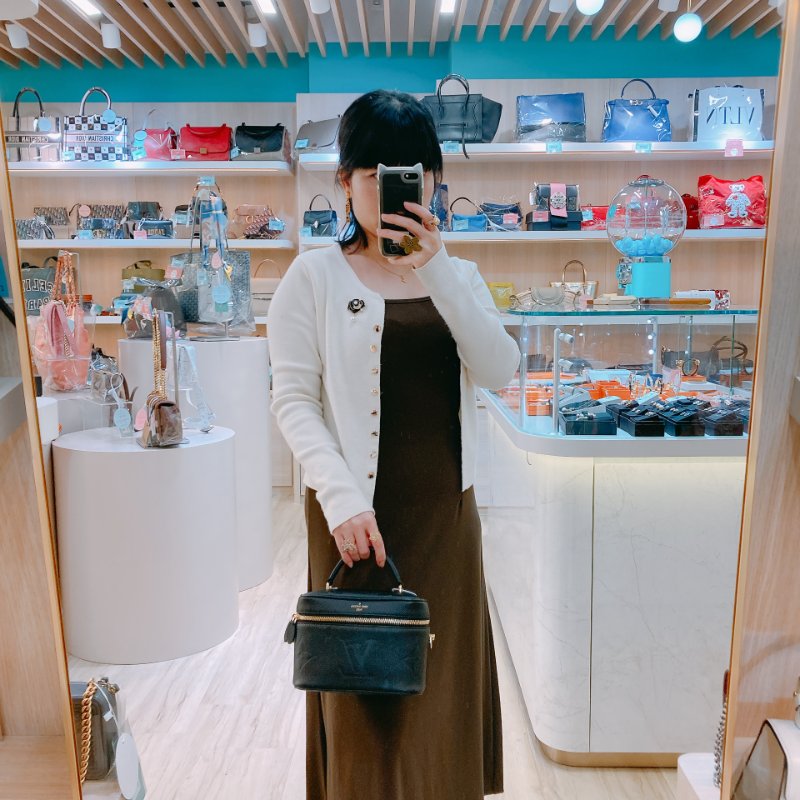 MS0423 LOUIS VUITTON 路易威登小號經典暗花紋化妝包包VANITY PM MONOGRAM EMPREINTE-18