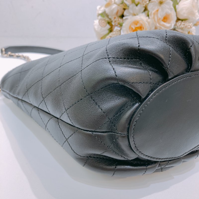 TW4620 Chanel 香奈兒手提肩背兩用 水桶包 黑色 牛皮2 Way Busket Bag Calfskin Black x GHW-5