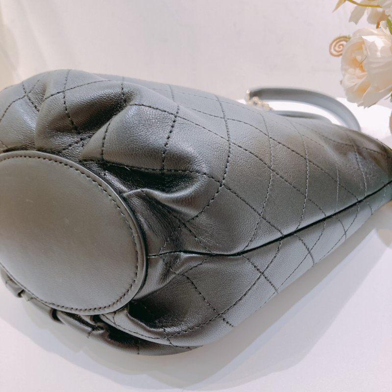 TW4620 Chanel 香奈兒手提肩背兩用 水桶包 黑色 牛皮2 Way Busket Bag Calfskin Black x GHW-6