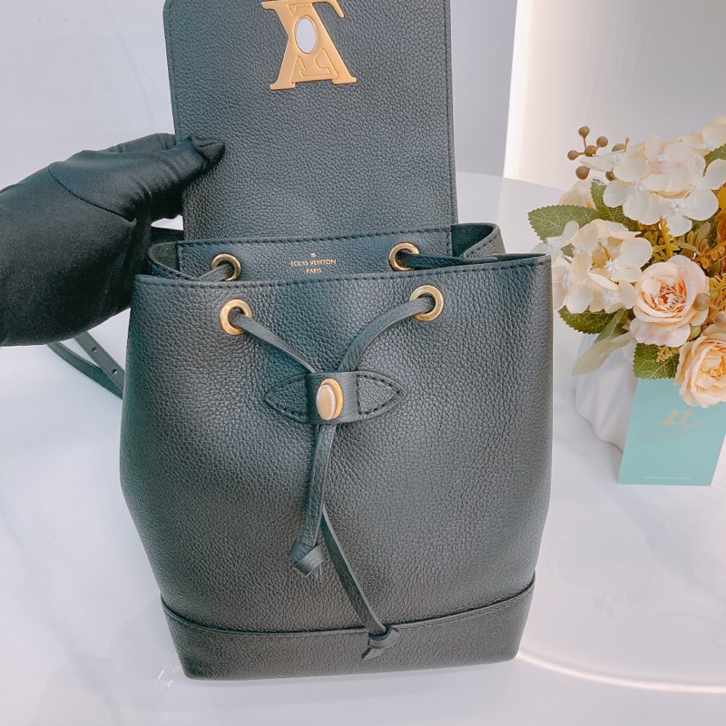 MS0424 LOUIS VUITTON路易威登迷你鎖號款全牛皮背包LOCKME MINI BACKPACK CALFSKIN-22