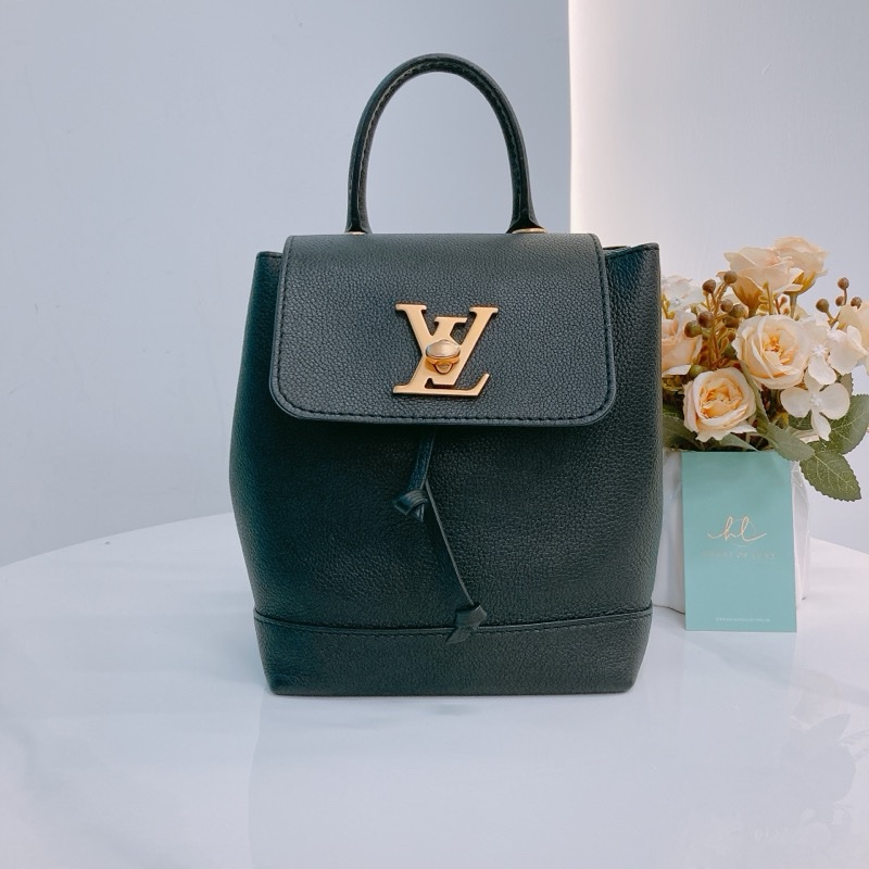 MS0424 LOUIS VUITTON路易威登迷你鎖號款全牛皮背包LOCKME MINI BACKPACK CALFSKIN-0