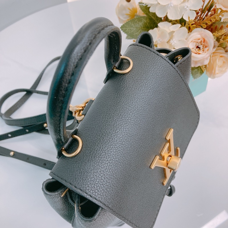 MS0424 LOUIS VUITTON路易威登迷你鎖號款全牛皮背包LOCKME MINI BACKPACK CALFSKIN-9