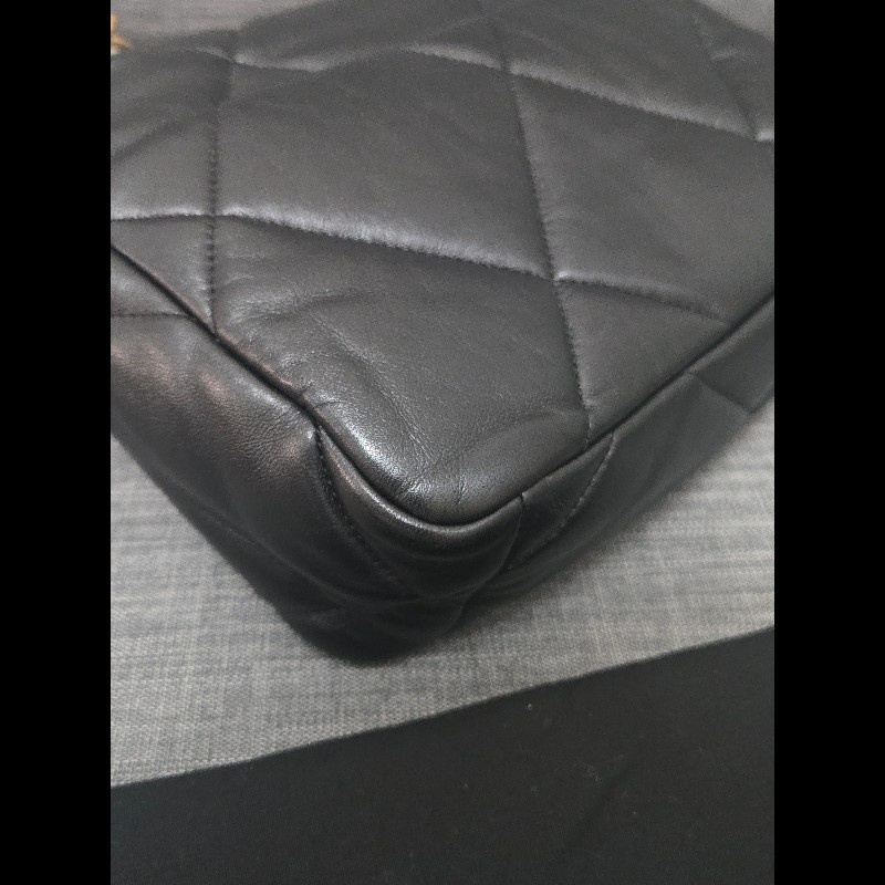 Chanel 香奈兒 黑色 芯片款 19bag 26公分-16