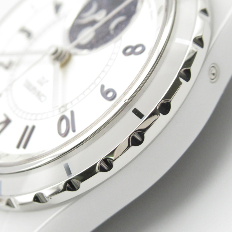 香奈兒 J12 月相腕錶，男士，白色，陶瓷，H3404-13