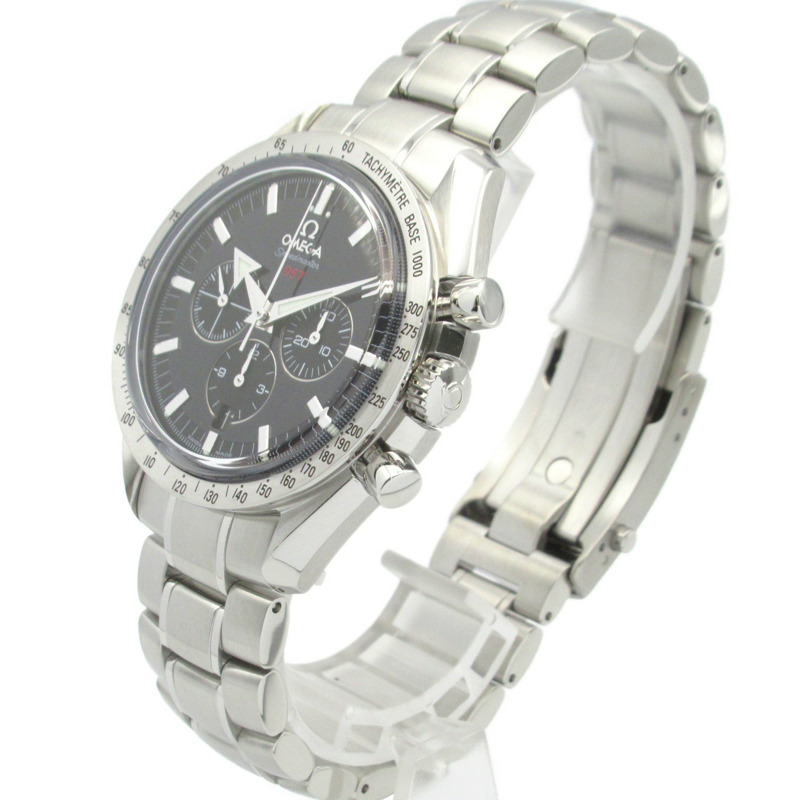 歐米茄超霸系列闊箭不鏽鋼男士腕錶，黑色，321.10.42.50.01.001-1