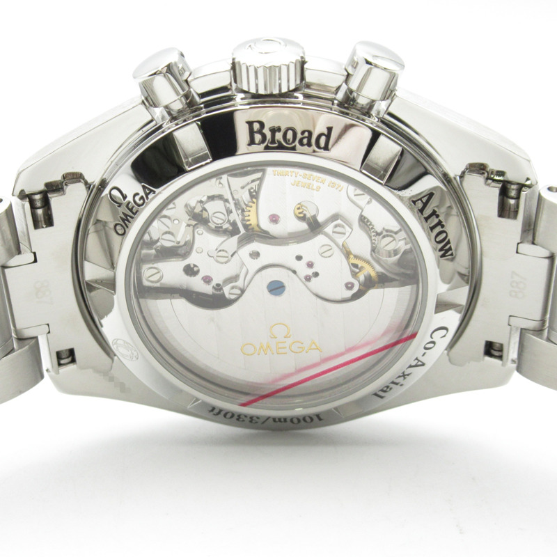 歐米茄超霸系列闊箭不鏽鋼男士腕錶，黑色，321.10.42.50.01.001-5