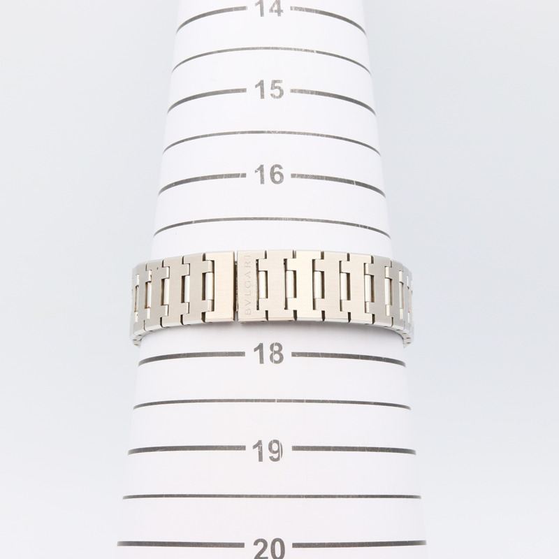 寶格麗男士不鏽鋼腕錶，黑色，BB33SS 自動機械錶-6