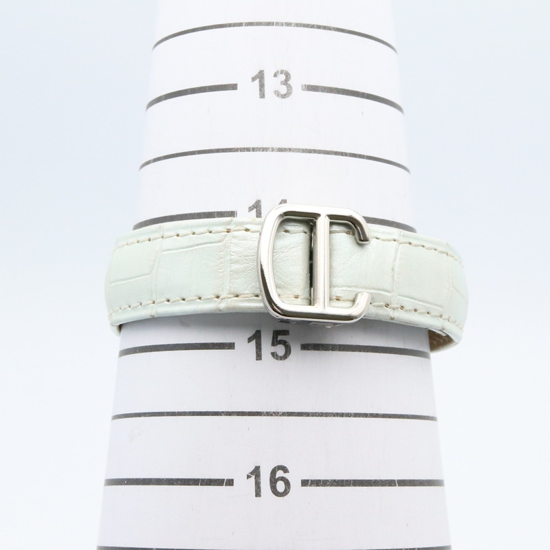 卡地亞 Ballon Bleu SM 腕錶，不鏽鋼和皮革錶帶，女款，銀色，W69018Z4-6