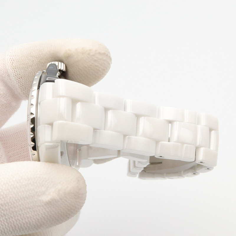 香奈兒 J12 Paradox 12.1 機芯陶瓷男士腕錶，白色/黑色，H6515-7