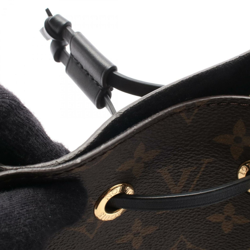 路易威登 NeoNoe 女士單肩包，塗層帆布和皮革，Monogram 圖案，棕黑色，M44020-5