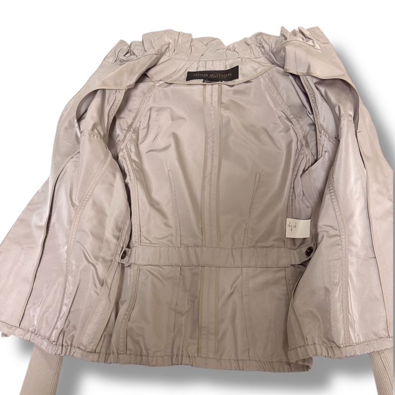 🍒LOUIS VUITTON 鐵灰色絲質外套 2F251227-1-8