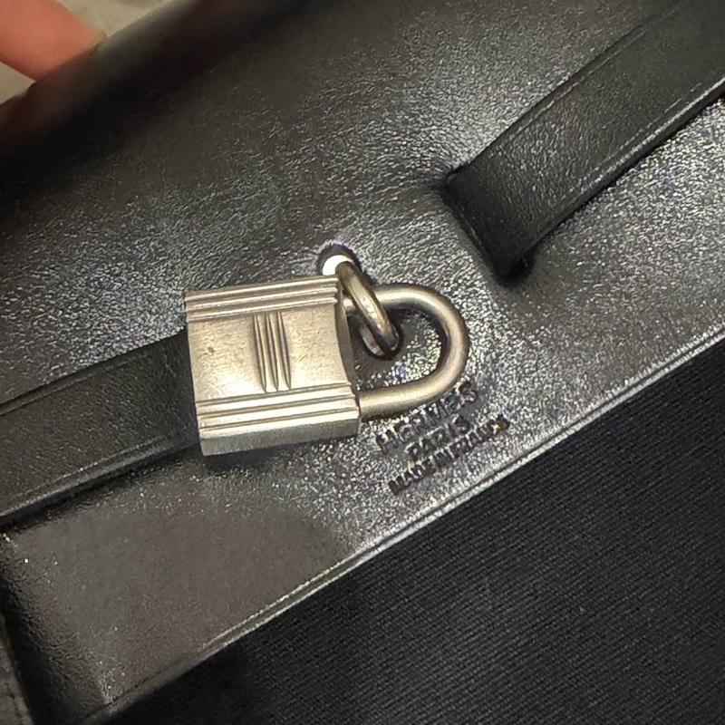 herbag黑銀後背雙肩包-21