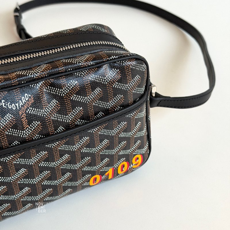 98新🫰🏻Goyard 戈雅Cap-Vert PM Bag 相機包 黑色-4