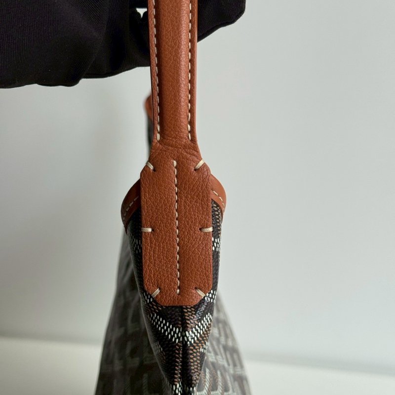 98新🫰🏻Goyard 戈雅 Hobo 黑棕-7