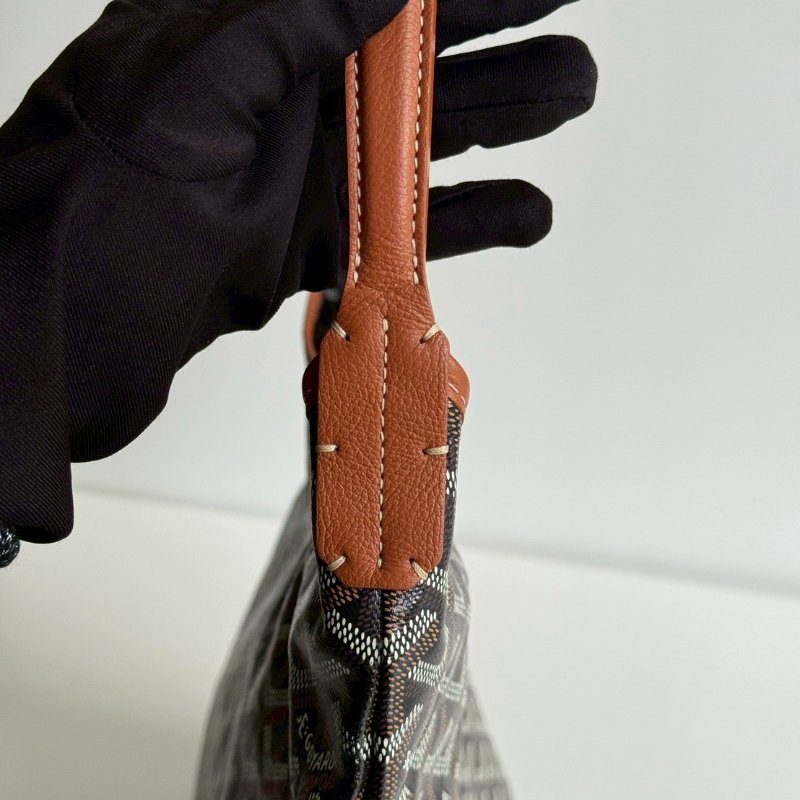 98新🫰🏻Goyard 戈雅 Hobo 黑棕-8