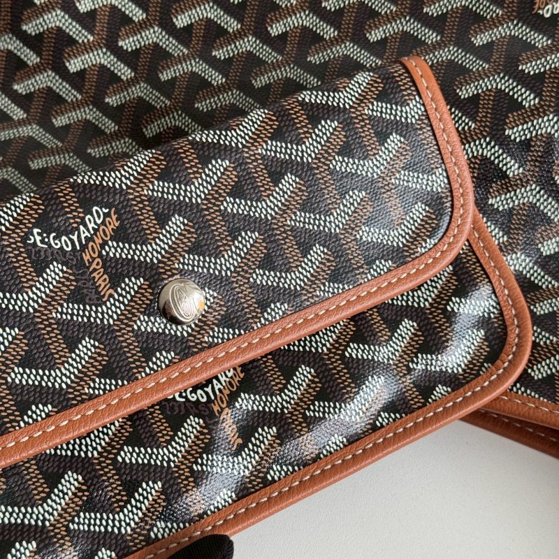 98新🫰🏻Goyard 戈雅 Hobo 黑棕-14