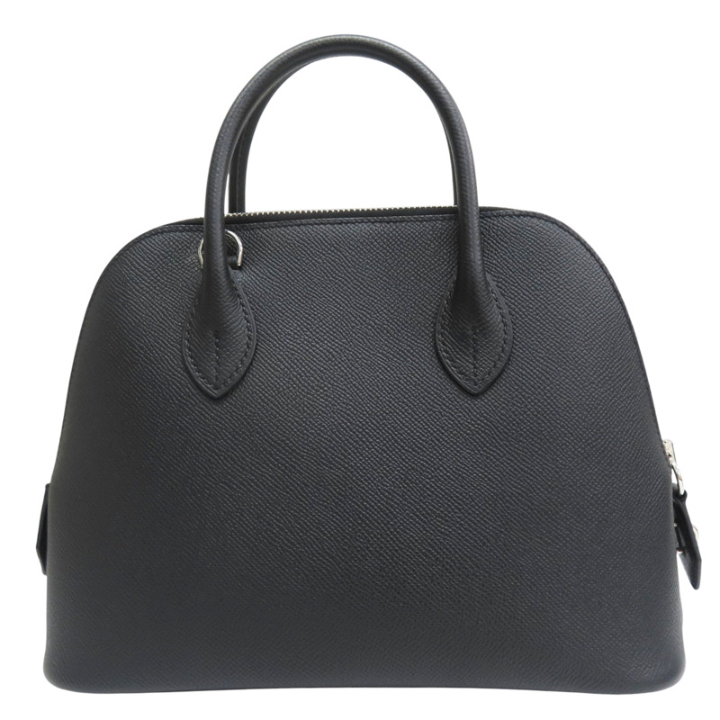 黑色 Epsom牛皮 Boilde 1923 25 柏莉包 两用包 U刻 銀釦【HERMES 愛馬仕】 U刻印/BK/PHW-1