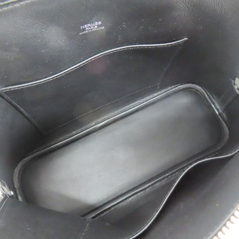 黑色 Epsom牛皮 Boilde 1923 25 柏莉包 两用包 U刻 銀釦【HERMES 愛馬仕】 U刻印/BK/PHW-4