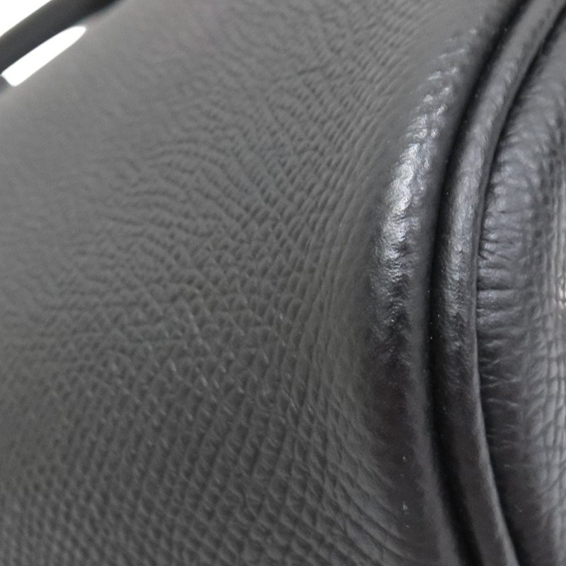 黑色 Epsom牛皮 Boilde 1923 25 柏莉包 两用包 U刻 銀釦【HERMES 愛馬仕】 U刻印/BK/PHW-8