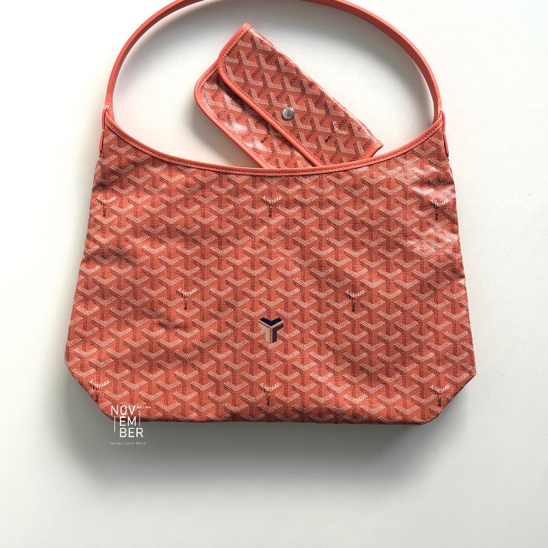 99新🆕Goyard 戈雅 Hobo 粉橘限定色-5