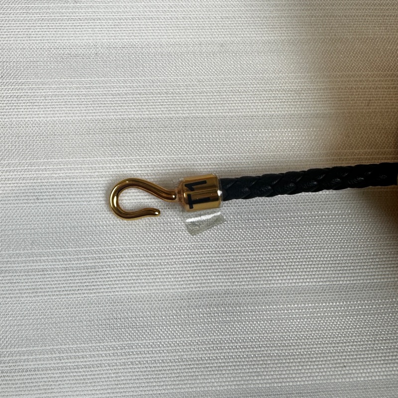 99新 愛馬仕/Hermes Roulis Double Tour Bracelet T1 黑色手鏈Swift皮革軟牛皮-6