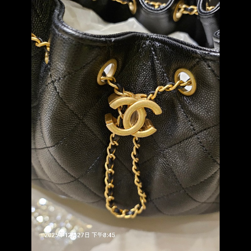 Chanel全新荔枝紋25包小號-2