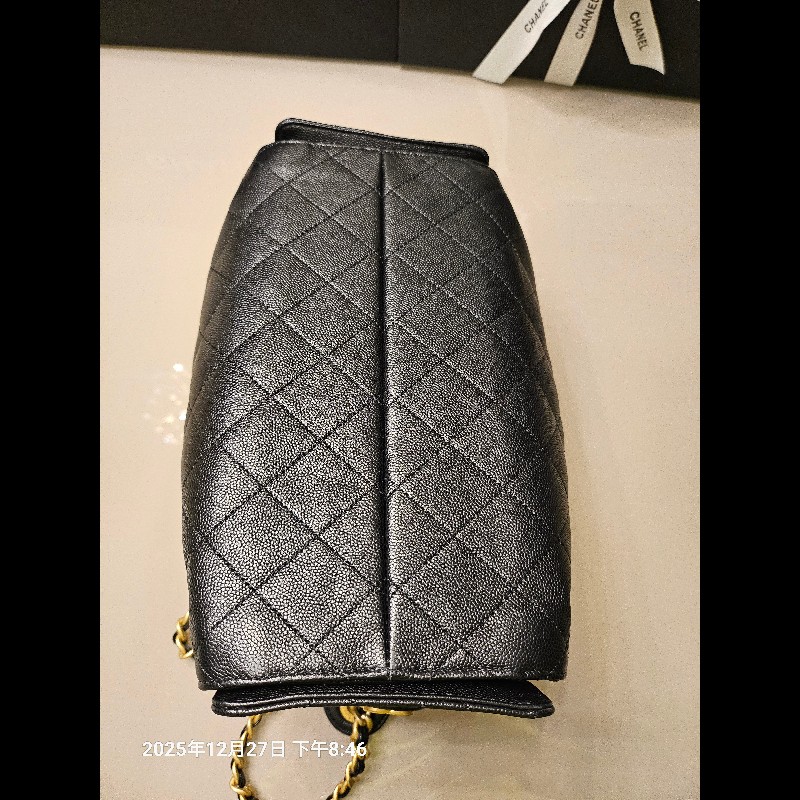 Chanel全新荔枝紋25包小號-6