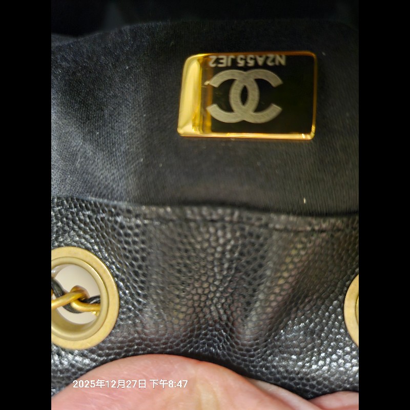 Chanel全新荔枝紋25包小號-8