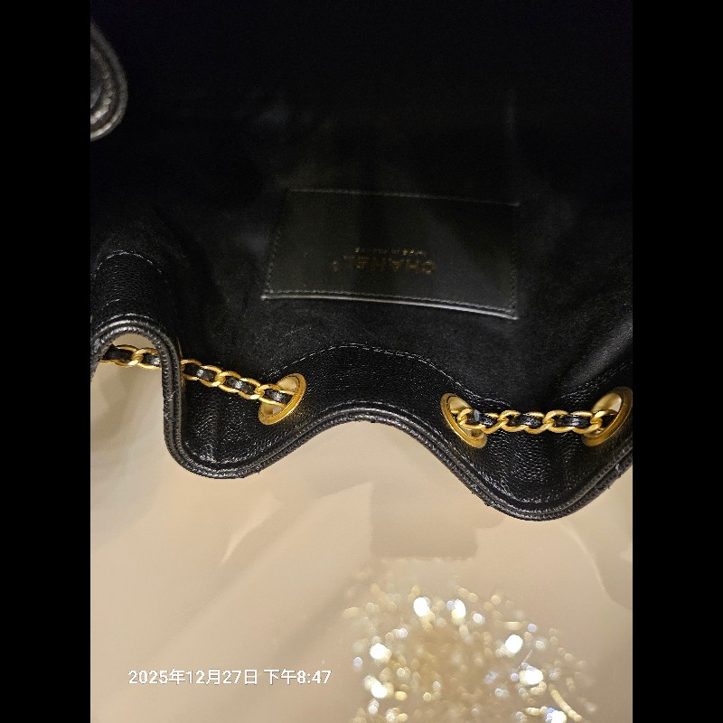 Chanel全新荔枝紋25包小號-9