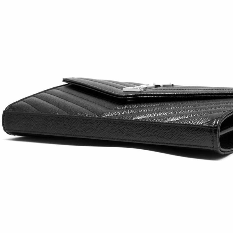 SAINT LAURENT 絎縫單肩包 377828 BOW02 1000-3