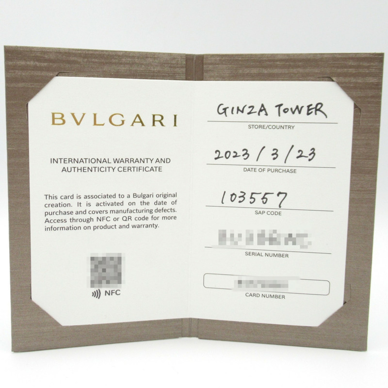 寶格麗女士腕錶，精鋼錶殼，黑色DLC塗層，黑色，BB33S-8