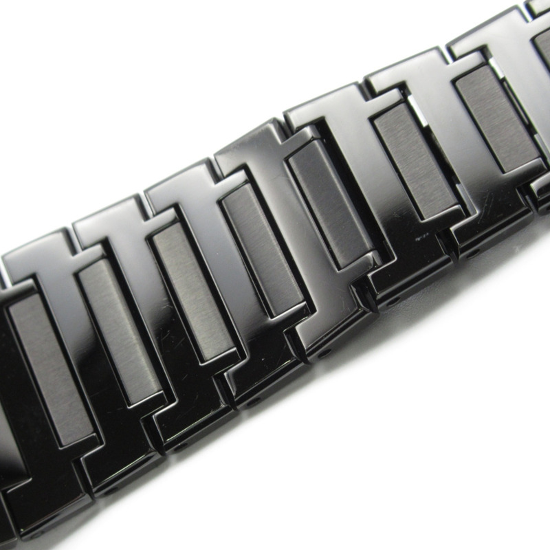 寶格麗女士腕錶，精鋼錶殼，黑色DLC塗層，黑色，BB33S-16