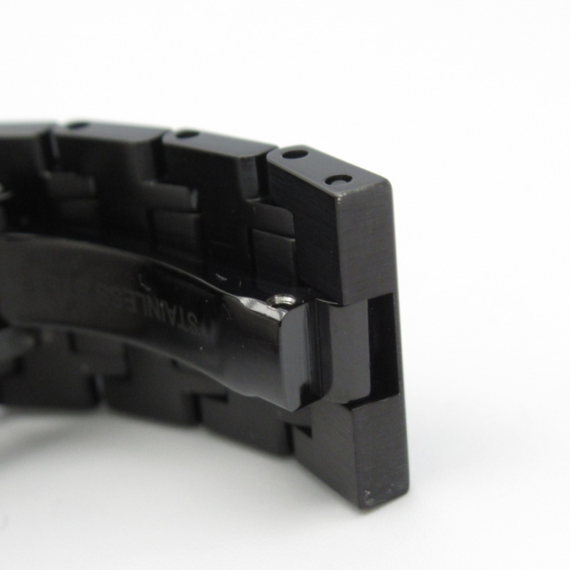 寶格麗女士腕錶，精鋼錶殼，黑色DLC塗層，黑色，BB33S-17