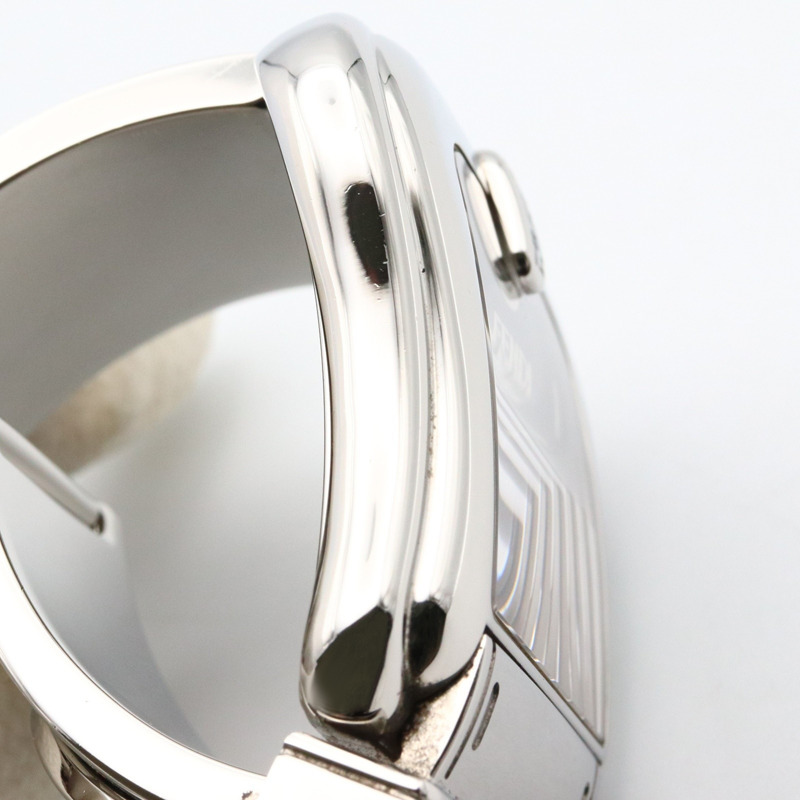 芬迪 (Fendi) 扣環圖案腕錶，不鏽鋼材質，女士款，黑色，3800克-13