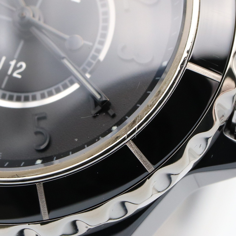 香奈兒 J12 女士黑色陶瓷腕錶，黑色，H4196-9