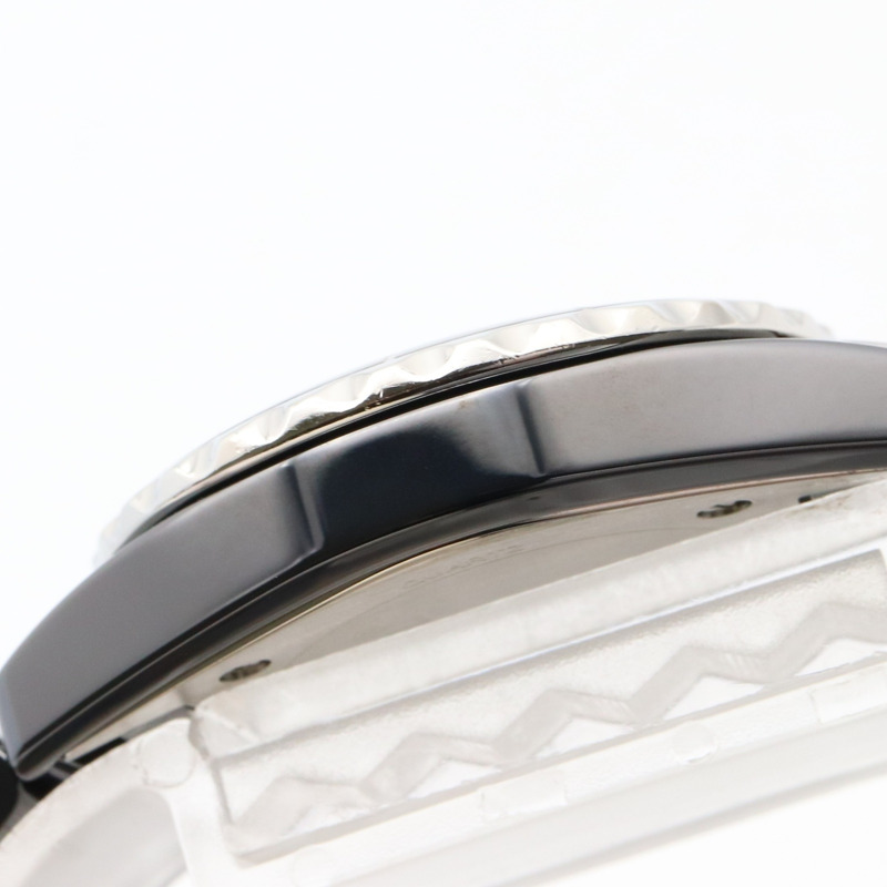 香奈兒 J12 女士黑色陶瓷腕錶，黑色，H4196-12