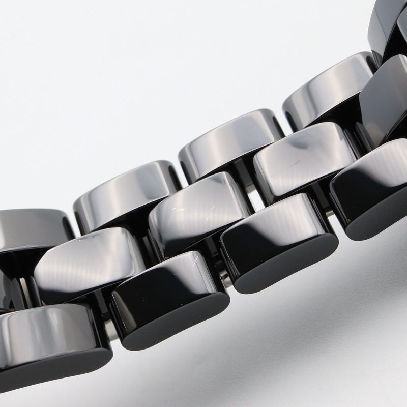 香奈兒 J12 女士黑色陶瓷腕錶，黑色，H4196-13