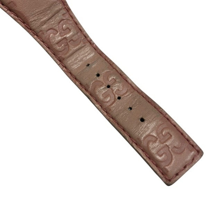 Gucci G Bandeau 104 石英 Guccissima 女士真皮腕錶-6