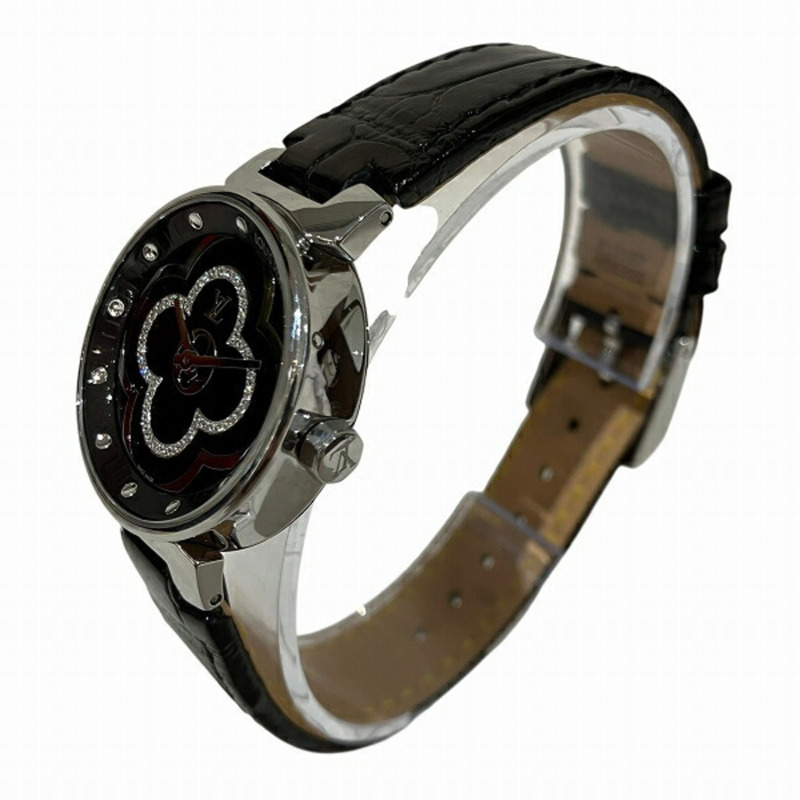 路易威登 Tambour Moondevian 28 QA018 女士石英腕錶-1