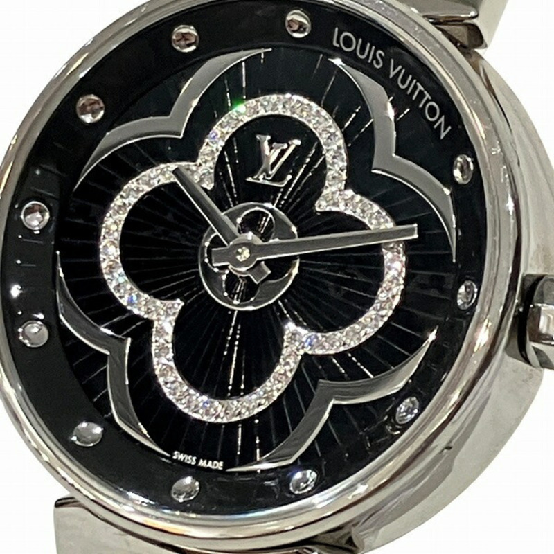 路易威登 Tambour Moondevian 28 QA018 女士石英腕錶-3