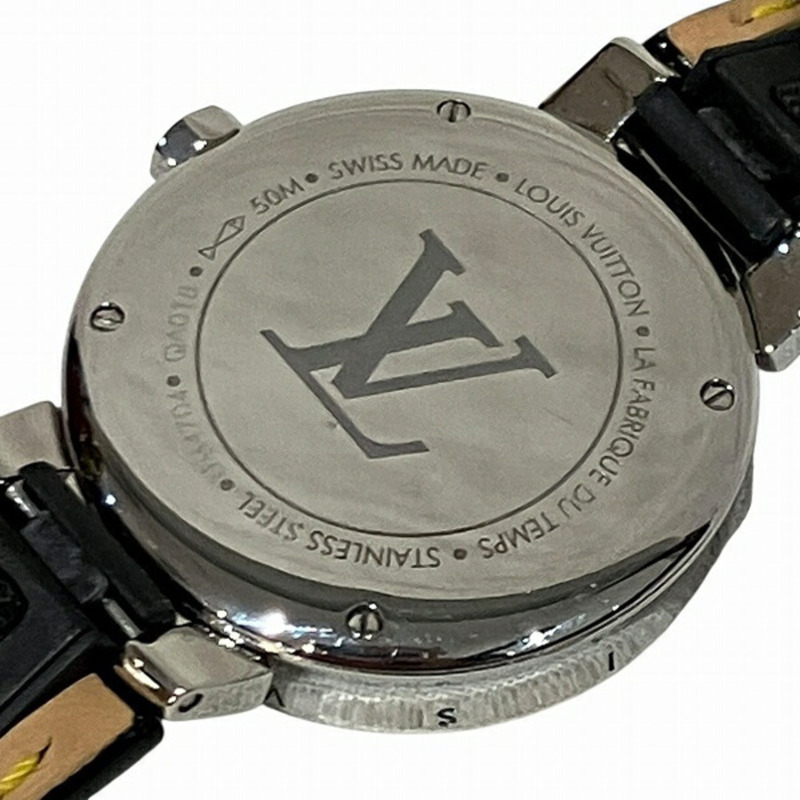 路易威登 Tambour Moondevian 28 QA018 女士石英腕錶-4